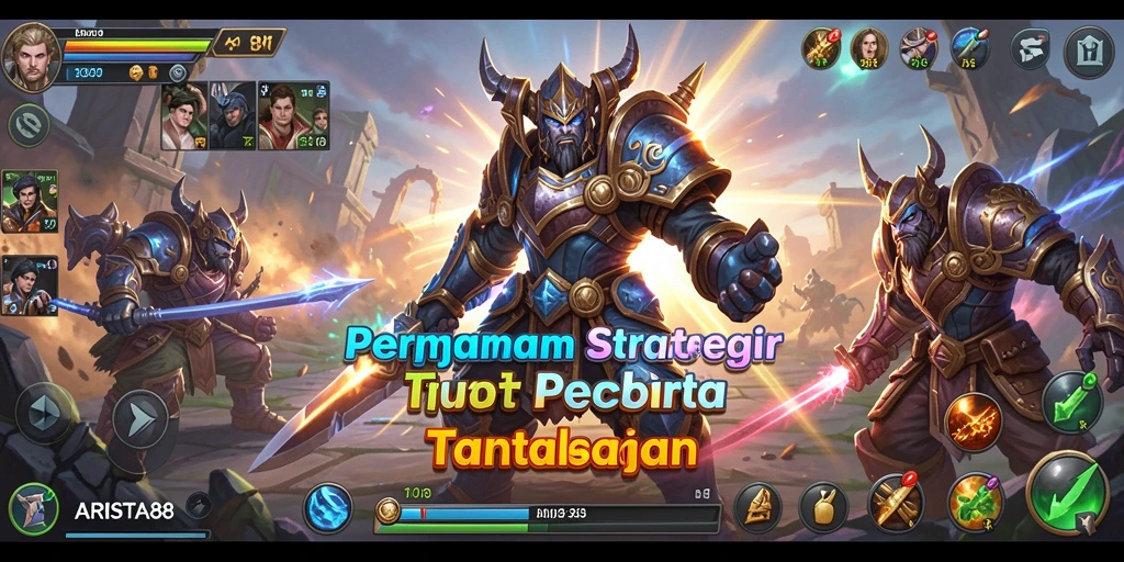 Tampilan screenshot ARISTA88 menampilkan momen strategis dalam gameplay.