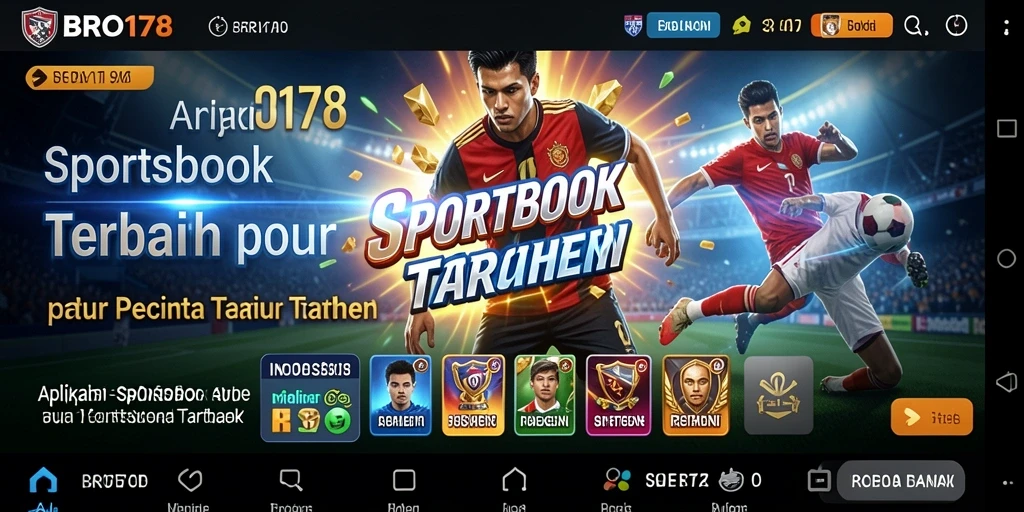 Tampilan gameplay BRO178 saat bertaruh pada olahraga langsung.