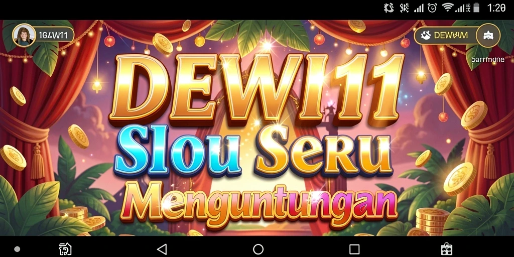Gameplay DEWI11 yang seru dengan simbol dan fitur menarik.