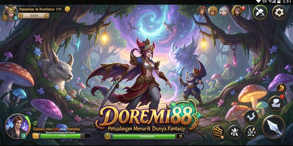 Screenshot gameplay DOREMI88 menampilkan petualangan seru yang menantang.