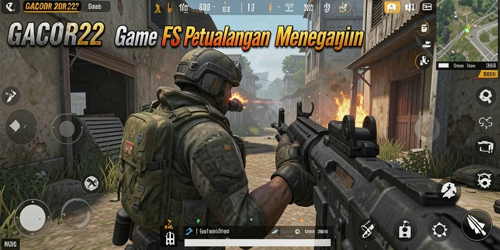 Screenshot GACOR22 menampilkan aksi pertempuran yang mendebarkan di medan perang.