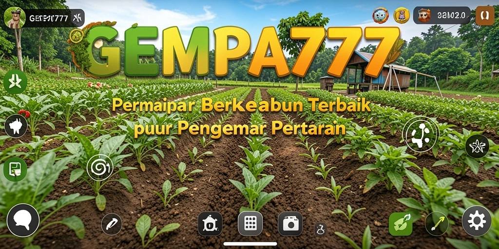 Tampilan gameplay seru dari <strong>GEMPA777</strong>, dunia pertanian yang menawan.