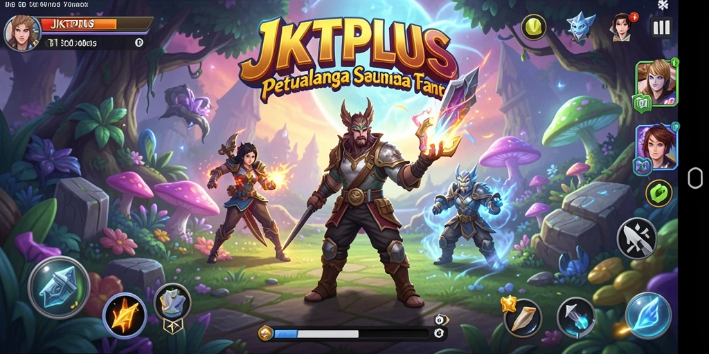Tampilan gameplay JKTPLUS yang menampilkan petualangan mendebarkan.