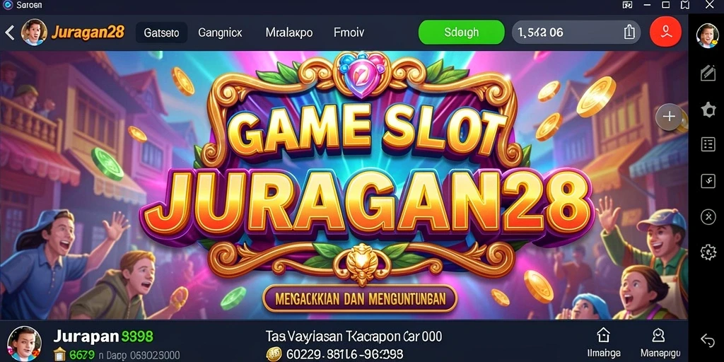 Gameplay menarik JURAGAN28 dengan tema slot yang seru.