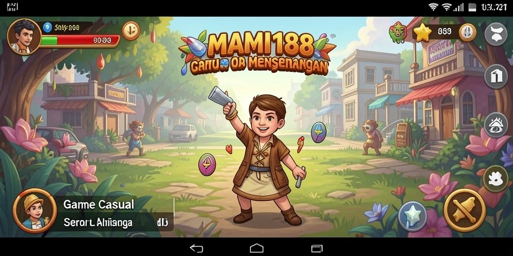 Screenshot gameplay MAMI188 menampilkan keseruan bermain game Casual.