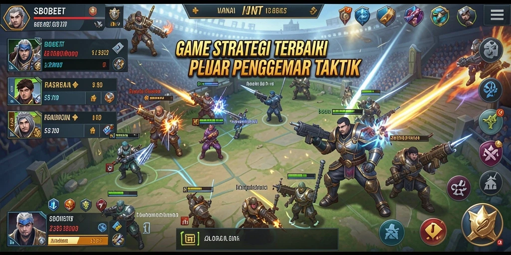 Screenshot gameplay SBOBET menampilkan momen strategis yang mendebarkan.