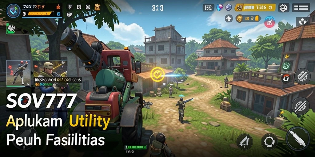 Tampilan screenshot utama SOV777 menunjukkan fungsionalitas aplikasi Utility.
