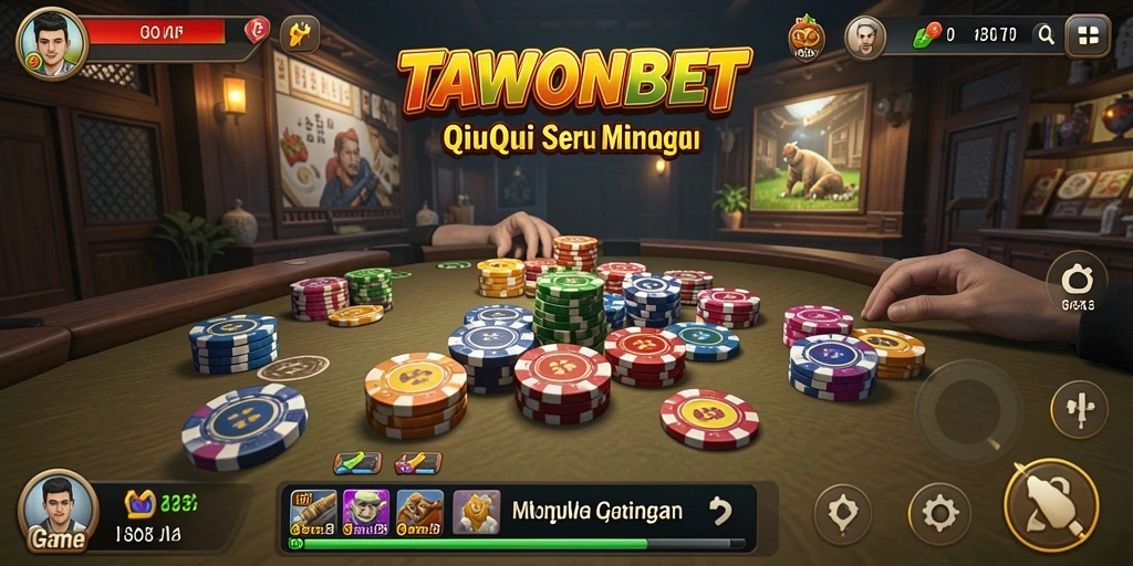 Gameplay seru dan menantang dalam TAWONBET QiuQiu.